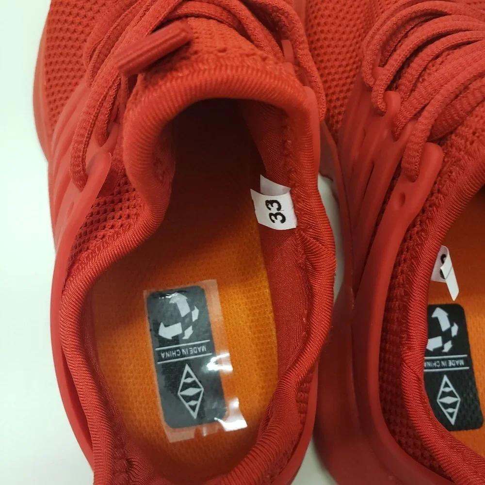 Troadlop Kids Sneaker Running Shoe in Red - Size CN 33 (US‎ 1.5)